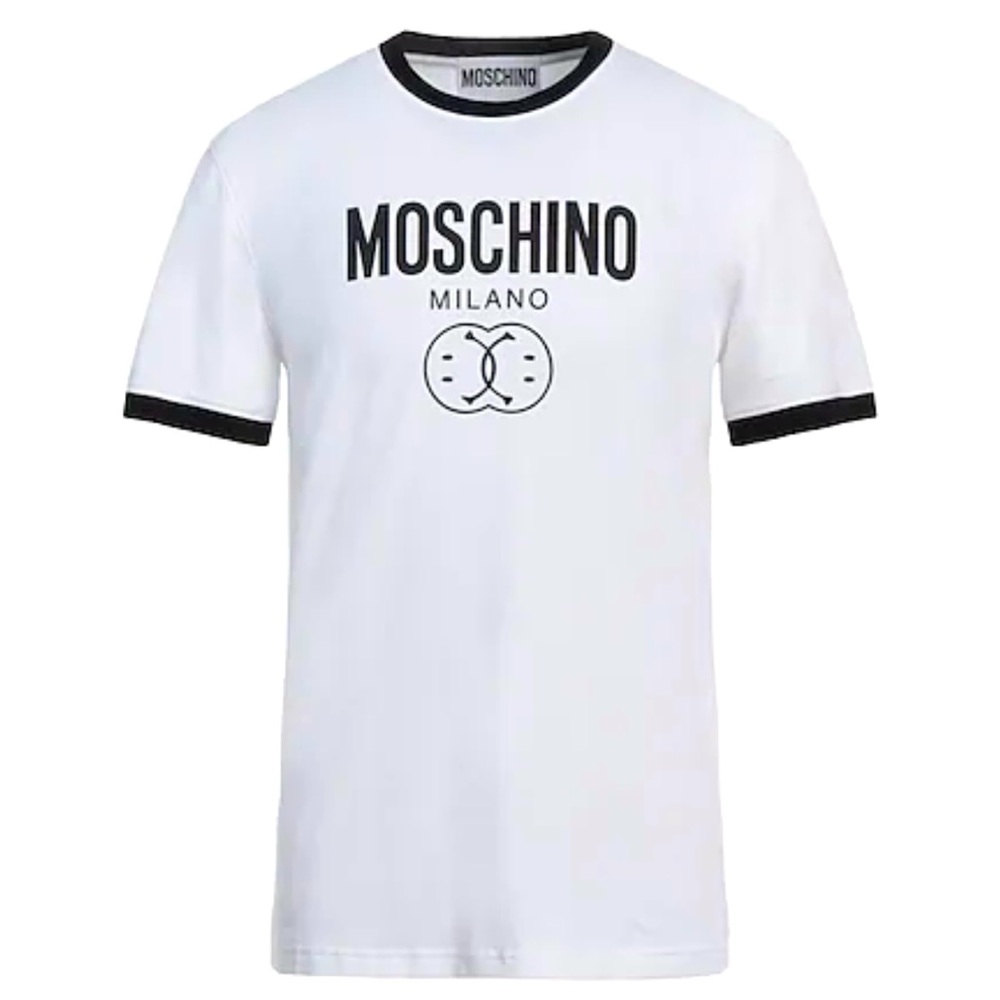Moschino White T-Shirt for Men